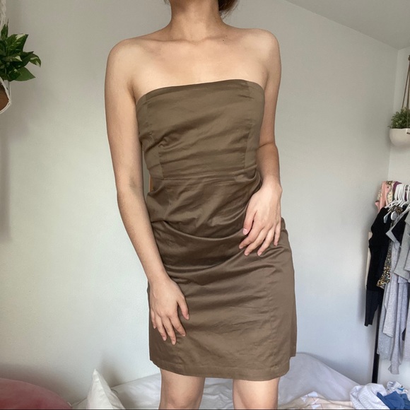 old navy brown bodycon dress - Picture 2 of 3